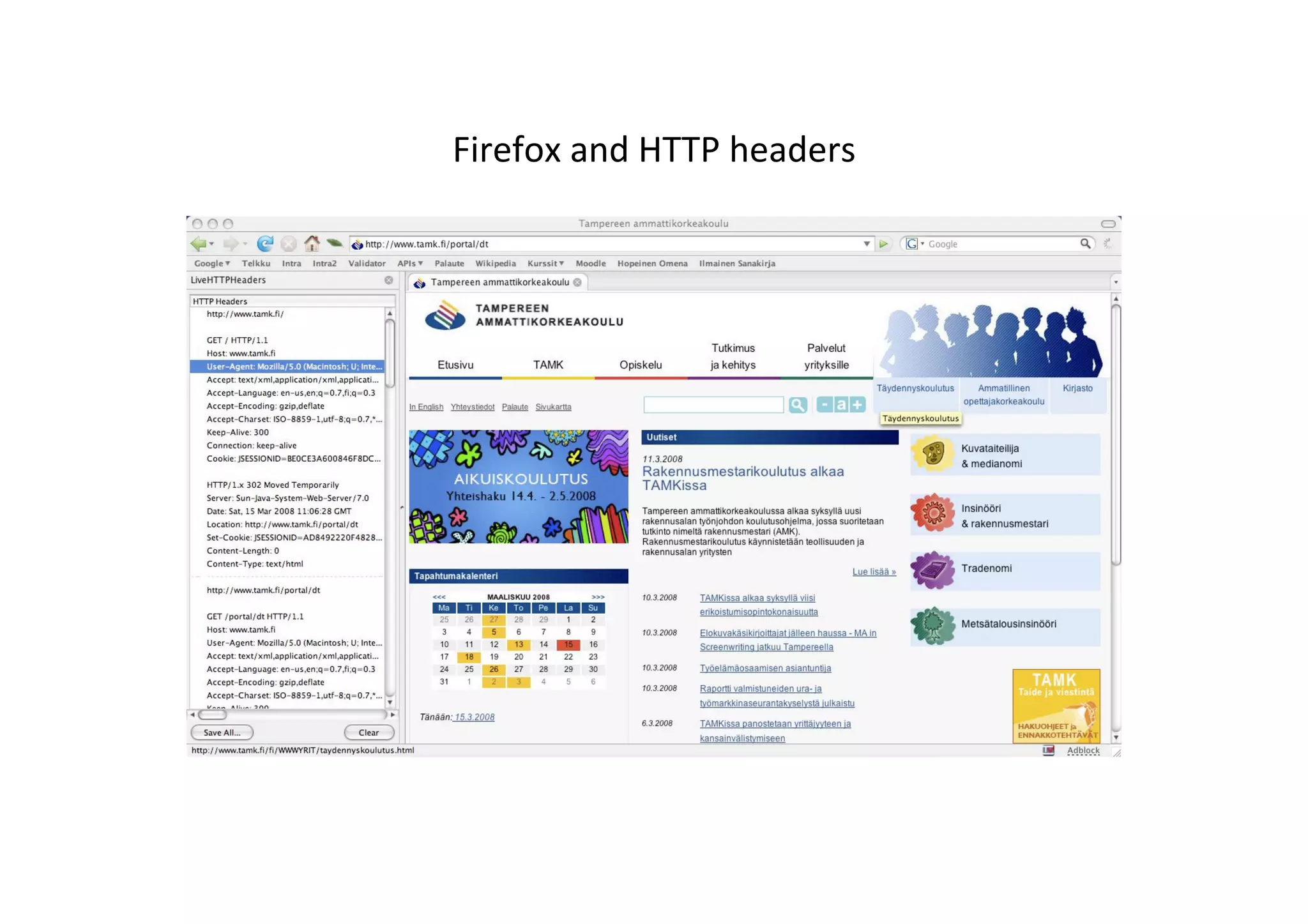 Firefox	
  and	
  HTTP	
  headers	
  
 
