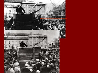 There’s Trotsky at a
Lenin speech.
Where’d he go?
 