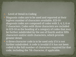 INTRODUCTION TO ICD 10 in health information | PPTX