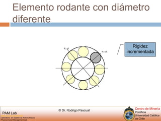 Elemento rodante con diámetro diferenteRigidez incrementada