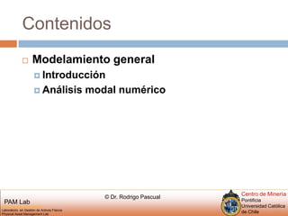 ContenidosModelamiento generalIntroducciónAnálisis modal numérico