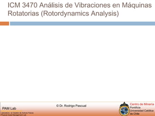 ICM 3470 Análisis de Vibraciones en Máquinas Rotatorias (RotordynamicsAnalysis) 
