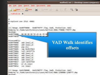 VAD Walk identifies
     offsets
 