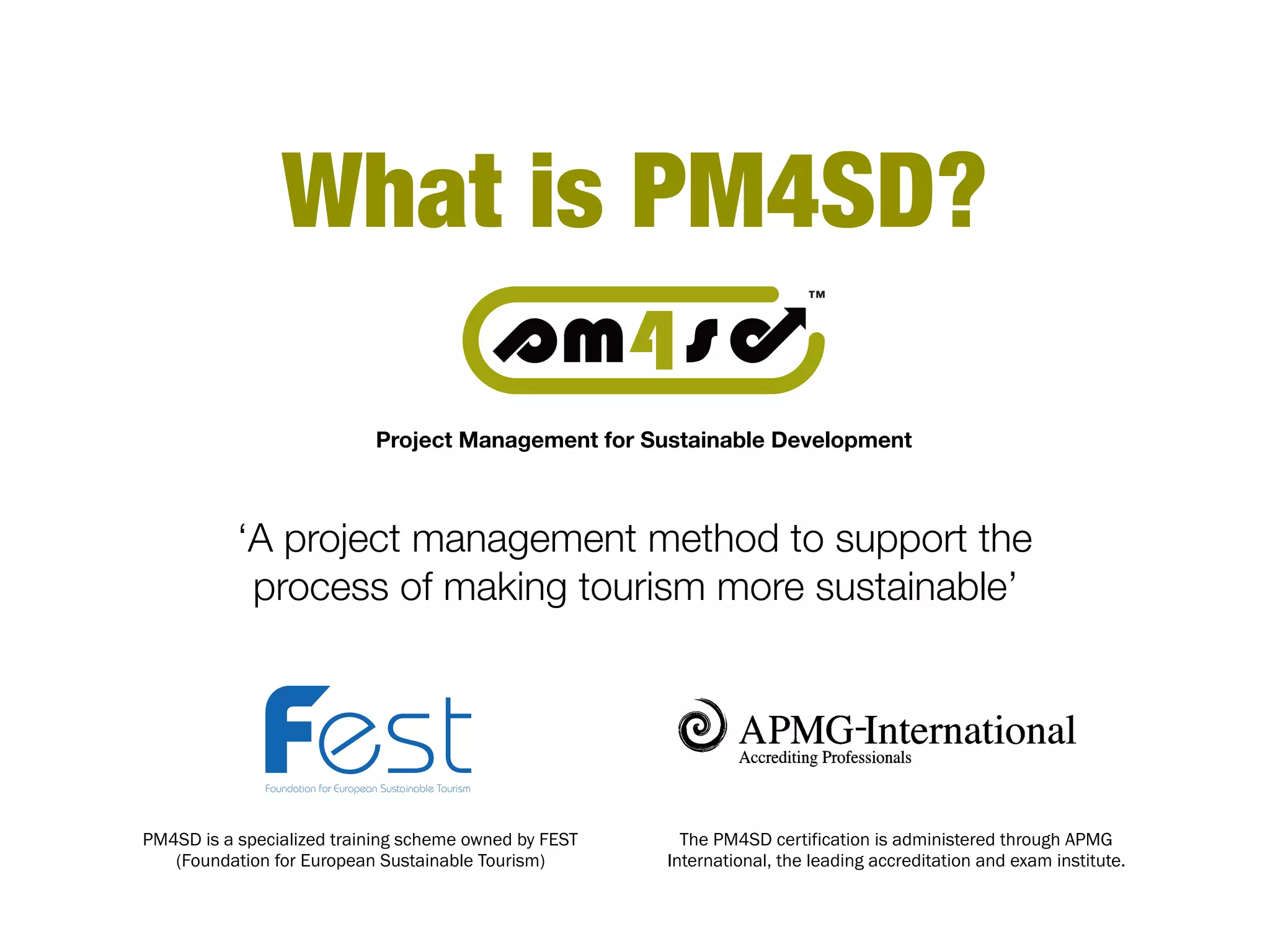 Pm4dev Project Management What Is PM4SD? Project Management for Sustainable Development | PDF