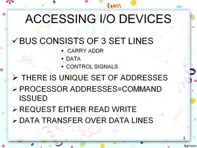 input and output organisation | PPT | Computer Peripherals | Computing