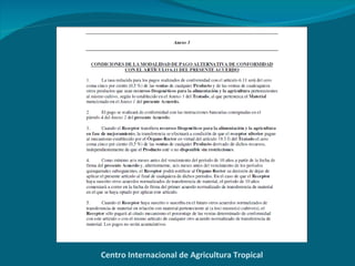 Uso del Acuerdo Normalizado