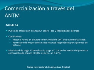 Uso del Acuerdo Normalizado