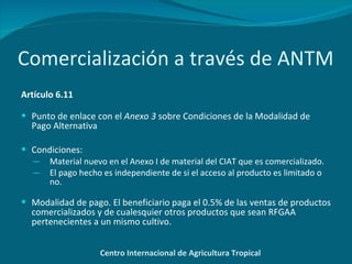 Uso del Acuerdo Normalizado