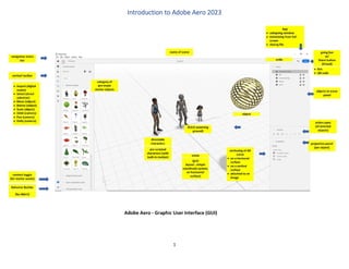 1
Introduction to Adobe Aero 2023
 
