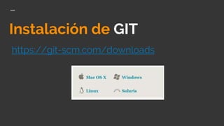 Intro a GIT | PPTX