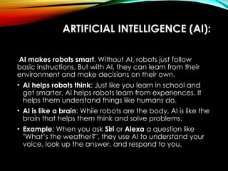 intro ai,coding and robotics.pptx scratch | PPTX