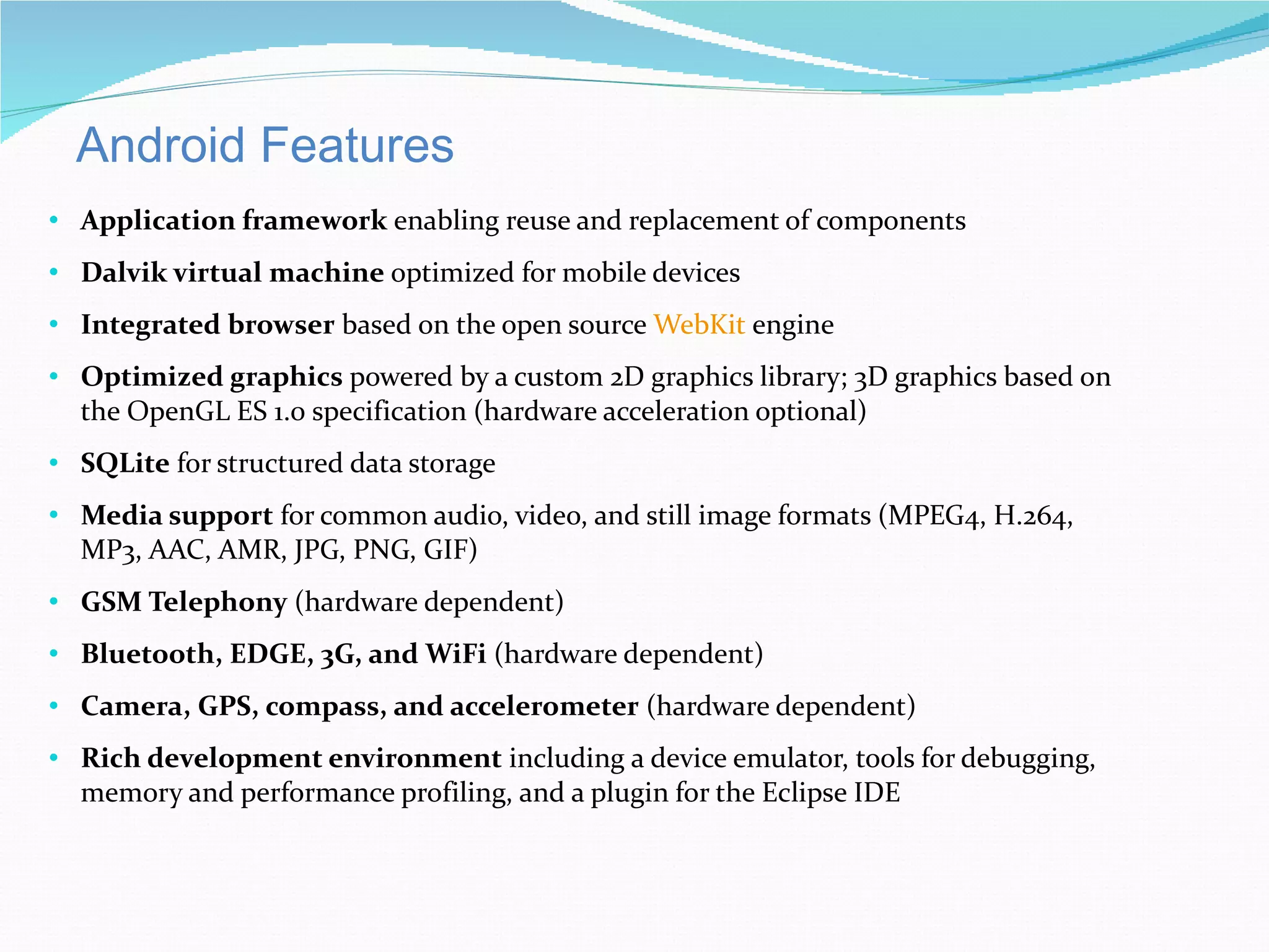 Introduction to android | PPT | Free Download