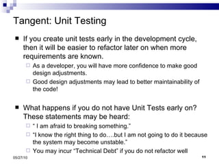 Good Design Examples Tangent Introduction to Design Patterns and Singleton | PPT