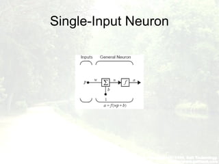 Single-Input Neuron
 