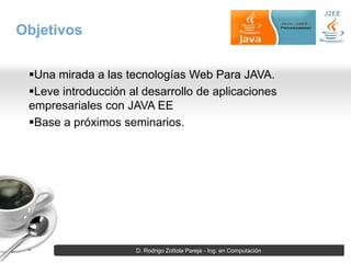 Introduccion Aplicaciones Web en java j2ee | PPT