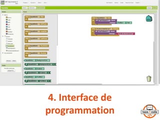 4. Interface de
programmation
 