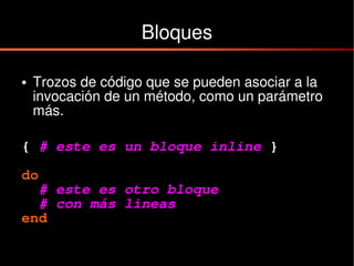 Introducción a Ruby | PDF
