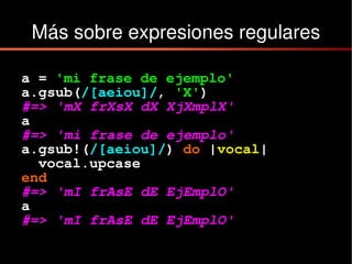 Introducción a Ruby | PDF