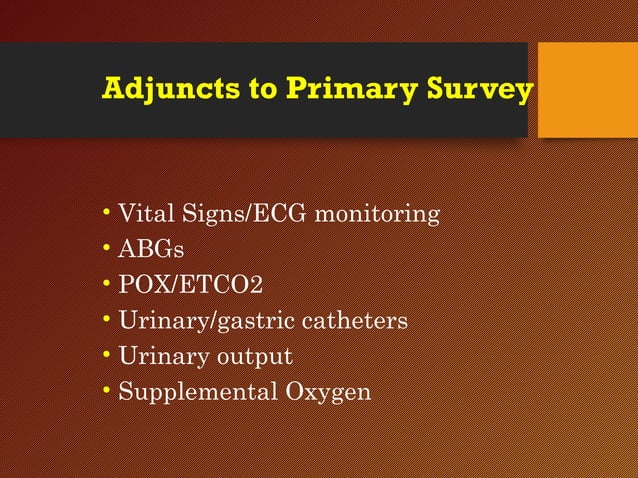 ATLS- Advanced Trauma Life Support | PPT | First Aid | Injuries