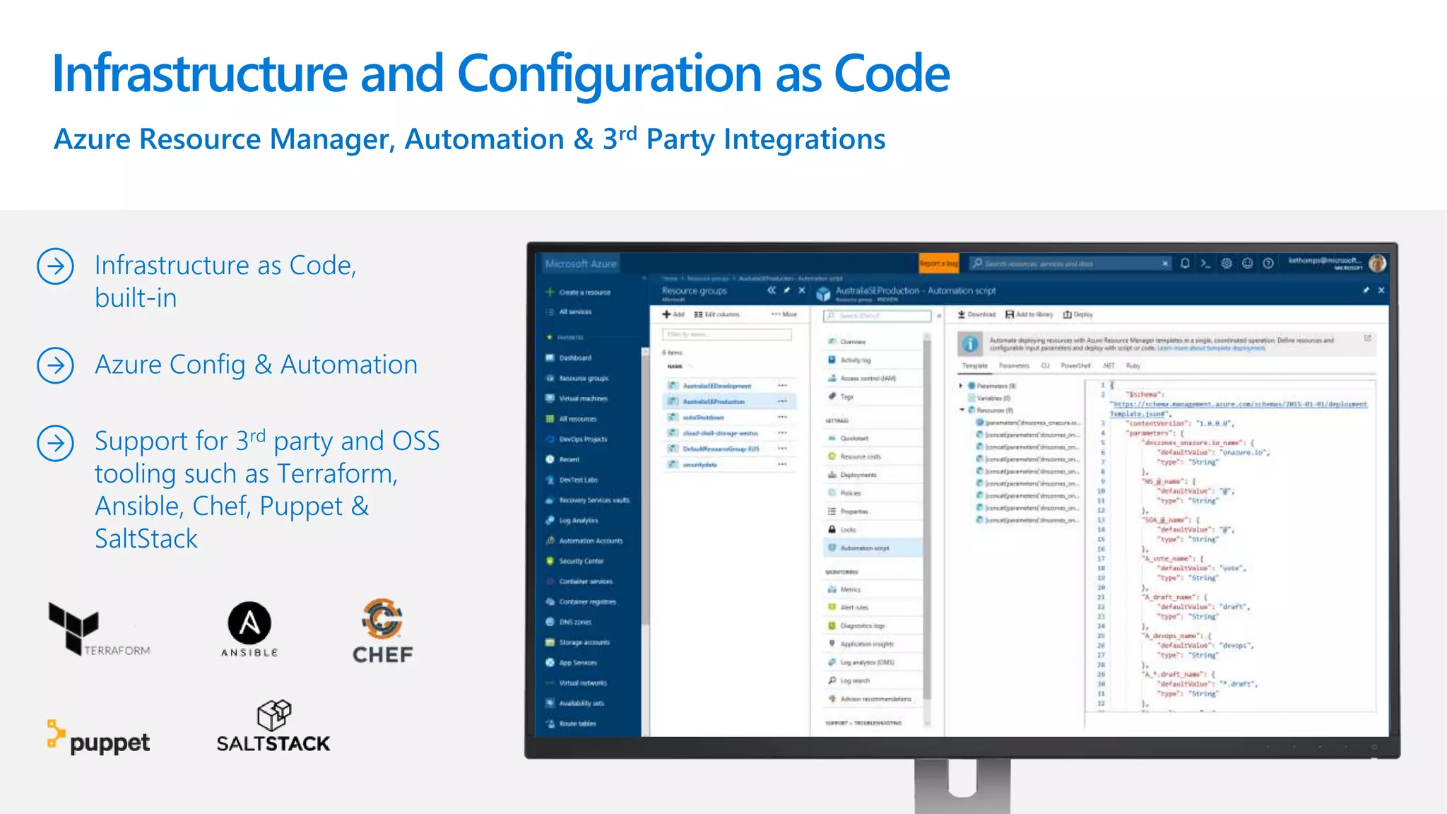 Infrastructure and Configuration as Code 
