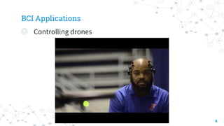 BCI Applications
◎ Controlling drones
4
 