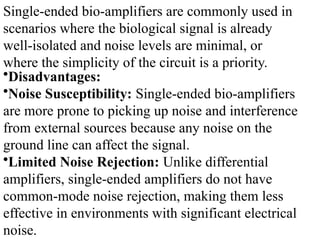 Introduction about Biopotential amplifiers and types of amplifiers.pptx