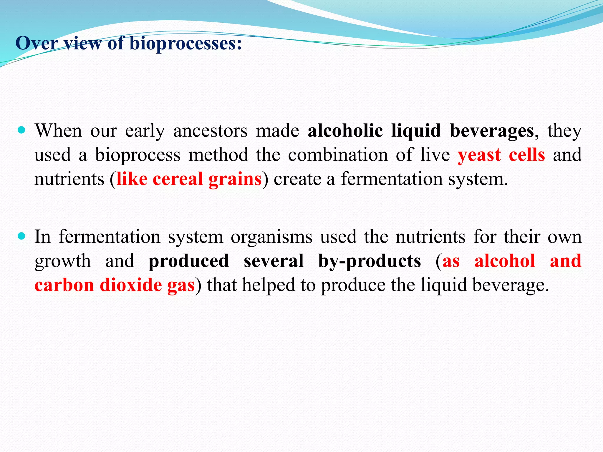 Introduction to bioprocess Engineering