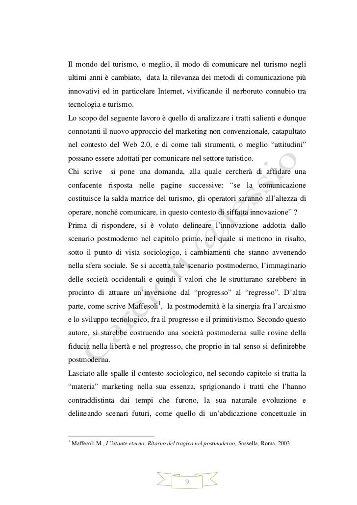 Introduzione Tesi Di Laurea Esempio