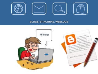 BLOGS, BITACORAS, WEBLOGS




      Mí blogs
 