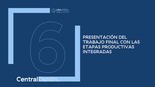 PRESENTACIÓN DEL
TRABAJO FINAL CON LAS
ETAPAS PRODUCTIVAS
INTEGRADAS
 