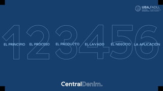 EL PRINCIPIO EL PROCESO EL PRODUCTO EL LAVADO EL NEGOCIO LA APLICACIÓN
 