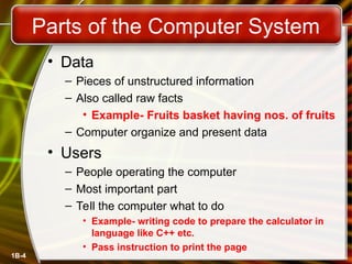 looking inside the Computer System for cs | PPT