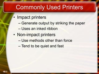 Intro chapter 03_b printers and its types | PPT
