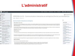L’administratif
 