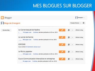 MES BLOGUES SUR BLOGGER
 