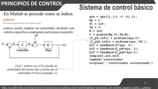 Fundamentos y Diseño de Sistemas de Control con MATLAB y PID | PDF