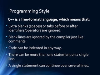 Introduction to C++,Computer Science | PPT
