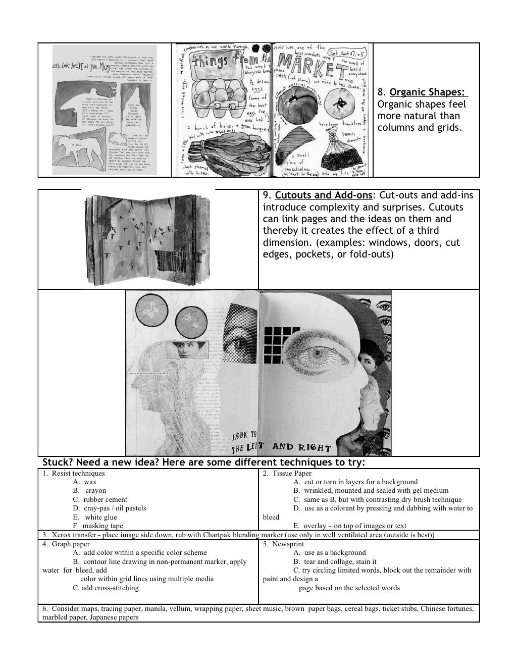 Intro creating a visual verbal journal