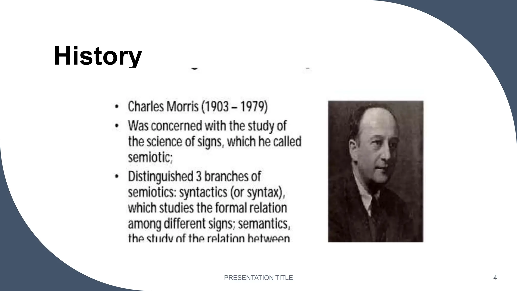 History
PRESENTATION TITLE 4
 