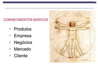 CONHECIMENTOS BÁSICOS Produtos Empresa Negócios Mercado  Cliente 