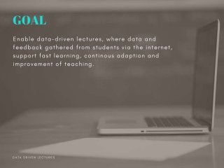 Data Driven Lectures (Intro)