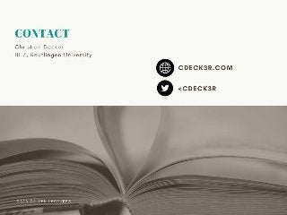 Data Driven Lectures (Intro)