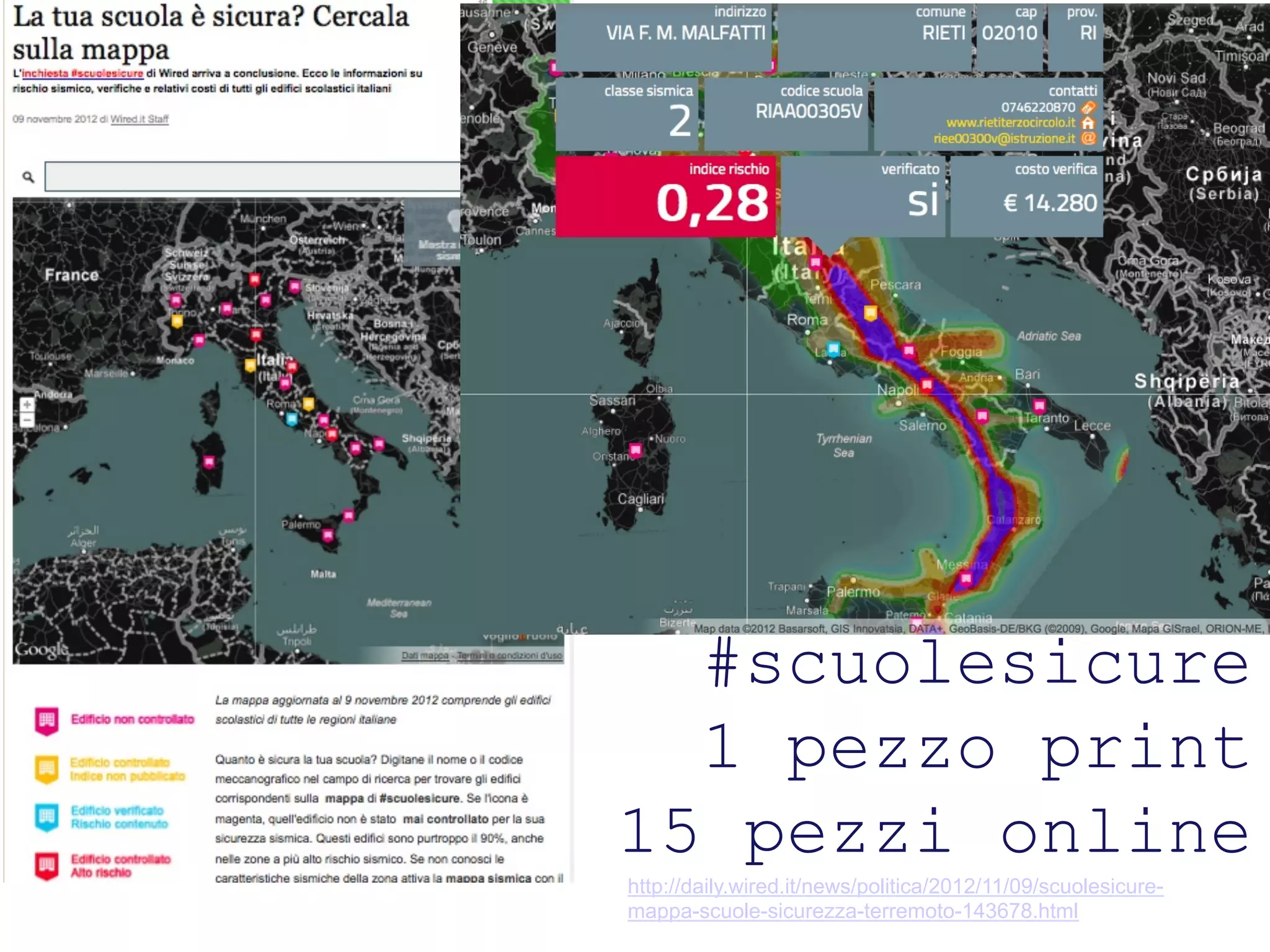 Titolo titolo titolo titolo




                                #scuolesicure
                                1 pezzo print
                              15 pezzi online
                              http://daily.wired.it/news/politica/2012/11/09/scuolesicure-
                              mappa-scuole-sicurezza-terremoto-143678.html
 