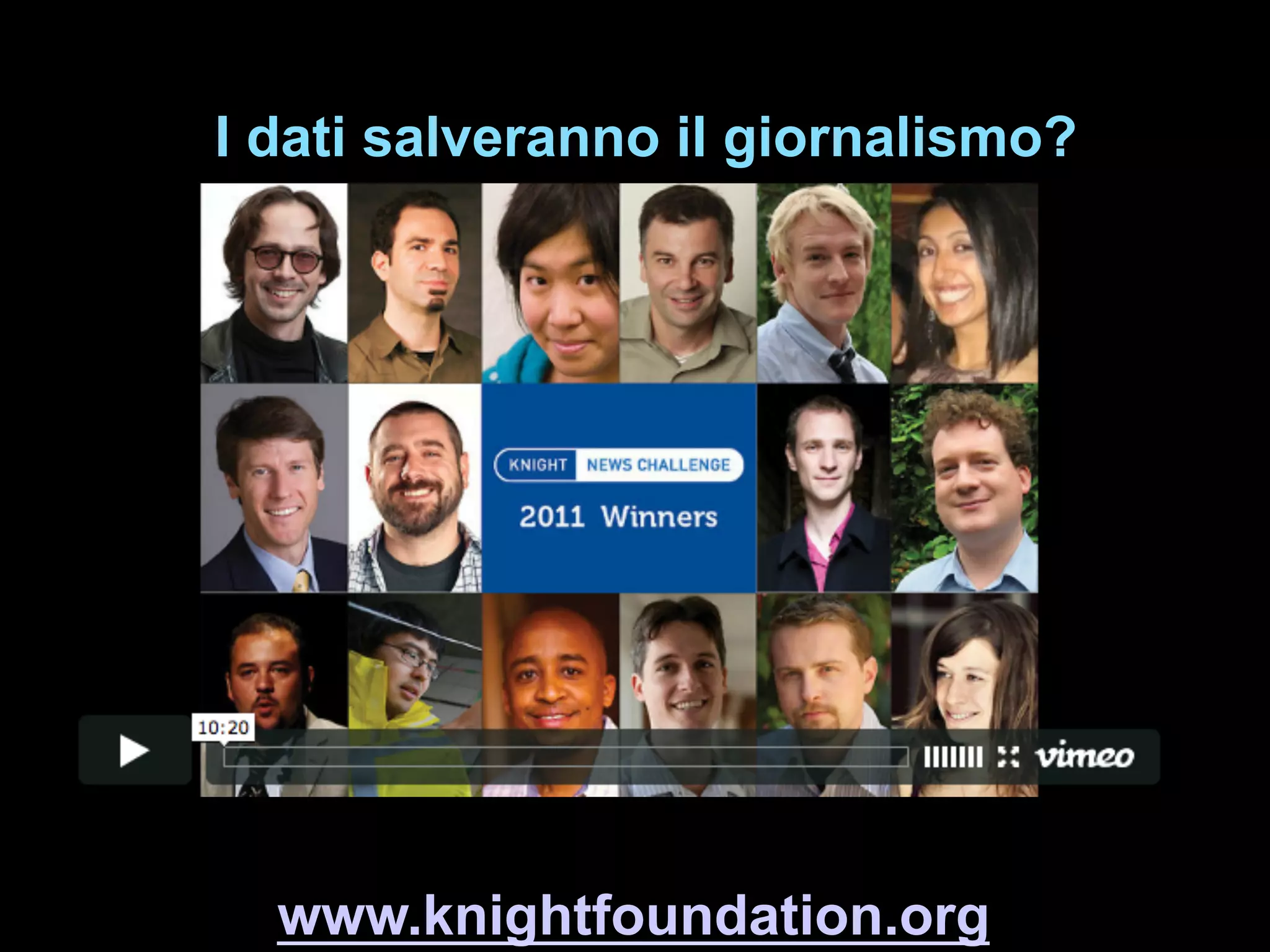 I dati salveranno il giornalismo?




  www.knightfoundation.org
 