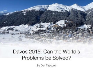 Introduction to Davos 2015