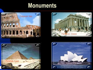 SIVA Copyright © 2001
45
and….
Monuments
 