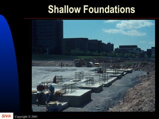 SIVA Copyright © 2001
Shallow Foundations
 