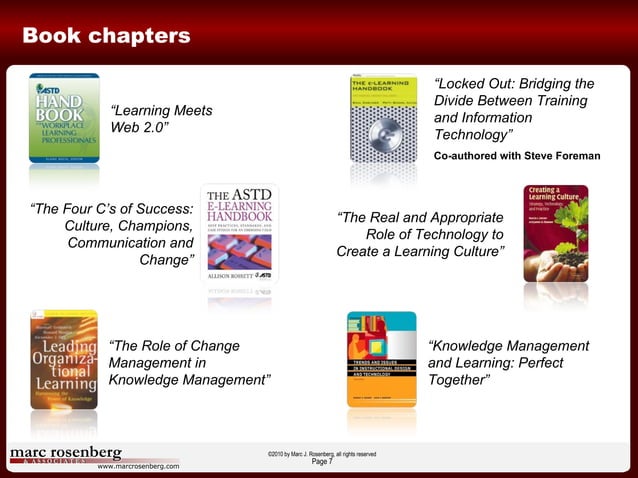 Introduction to Marc Rosenberg and Associates | PPT