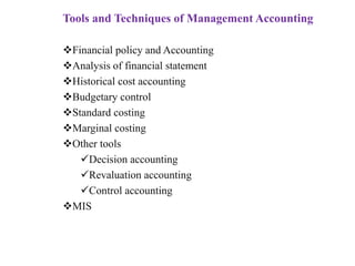 Introdcution to management accounting | PPTX