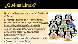 Introducción a ubuntu | PPTX